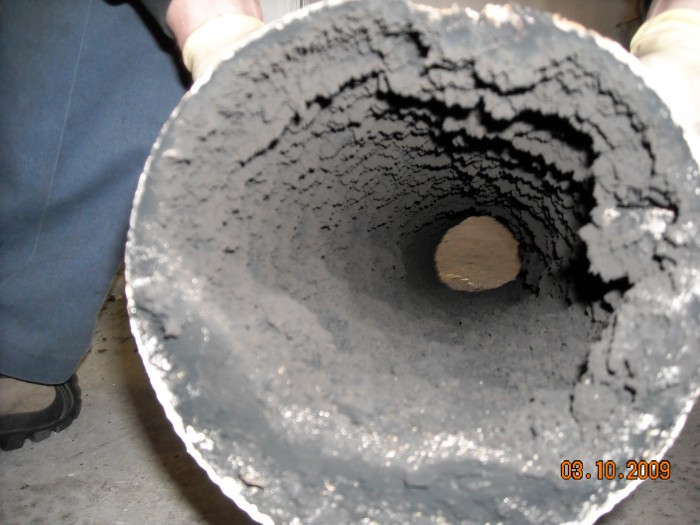 pluged oil pipe