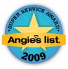 Angie's List Super Service Award 2009